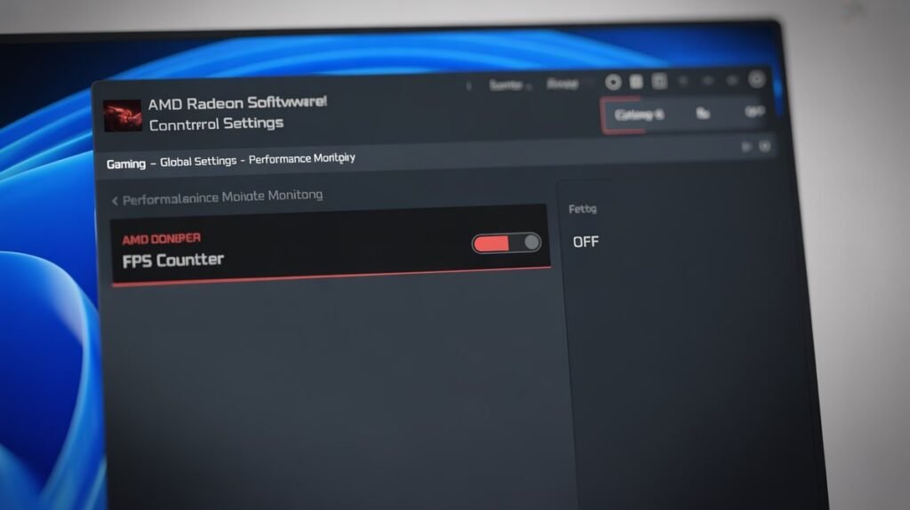 Disable AMD FPS Counter in Windows 11