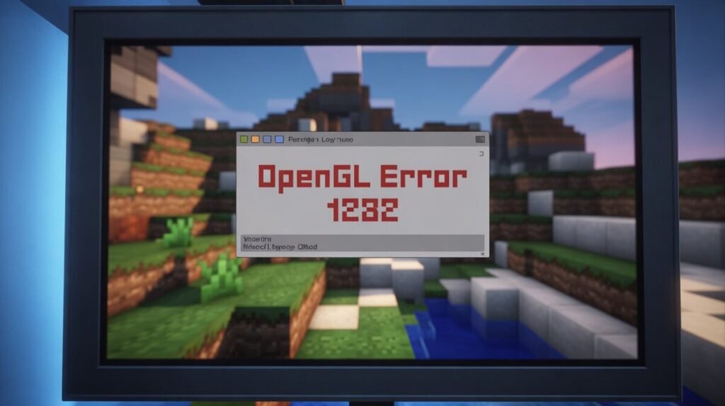 Opengl error Minecraft