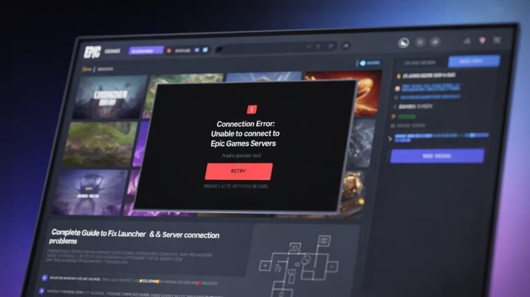 Epic Games Connection Error: How to Fix Launcher and Server Issues Quickly