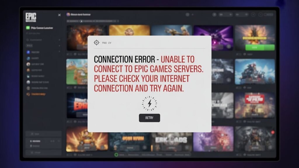epic games error