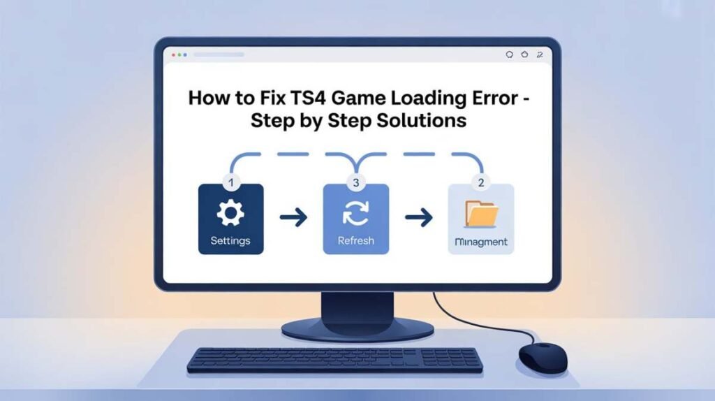 My TS4 Game Stuck on Loading Screen