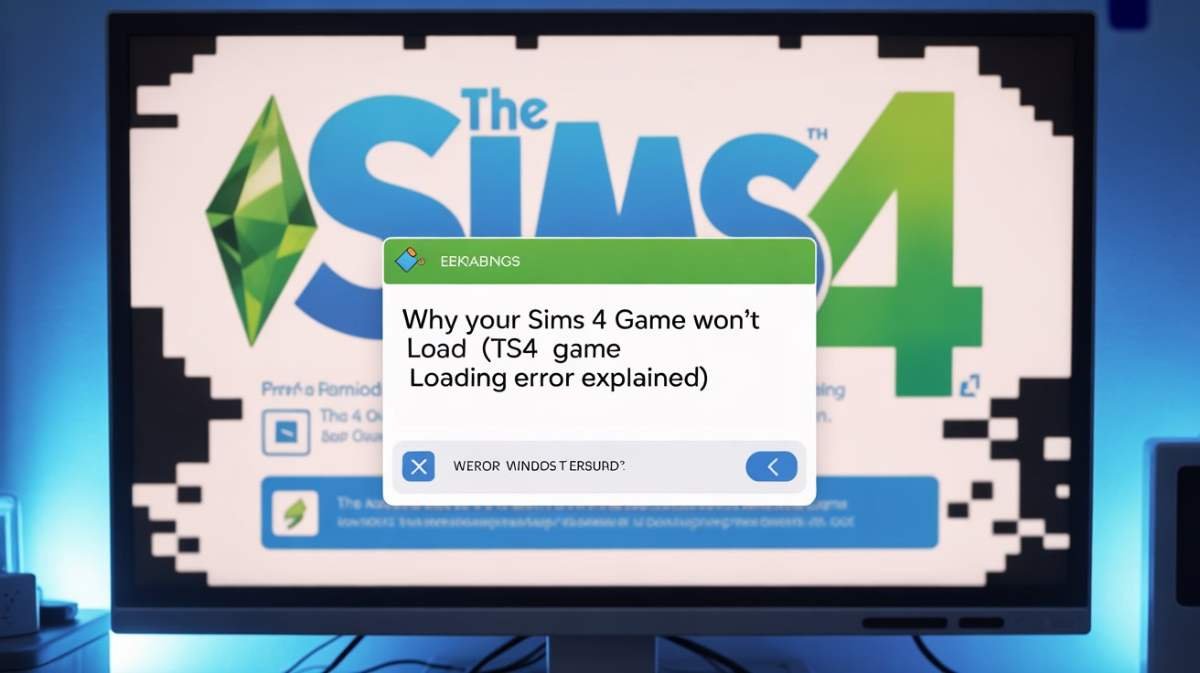 ts4 game loading error