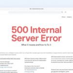 500 Internal Server Error
