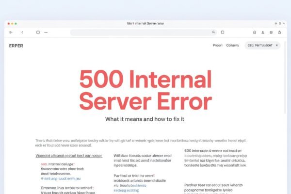 500 Internal Server Error