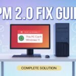 This PC Can’t Run Windows 11 Fix Errors,