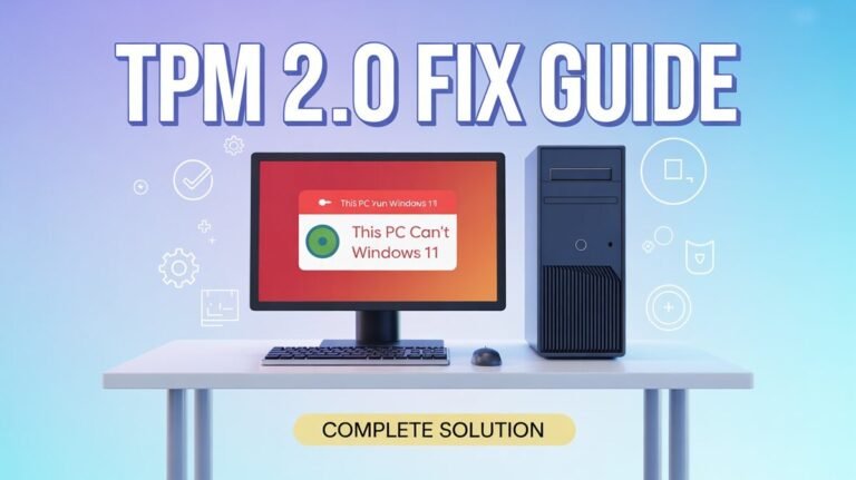 This PC Can’t Run Windows 11 Fix Errors,