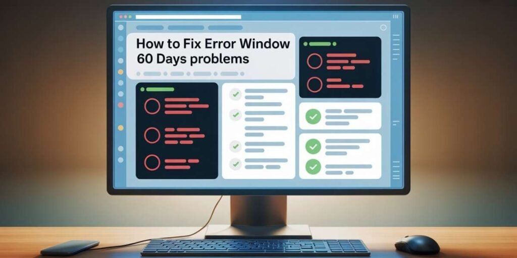 How to Fix Error Window
