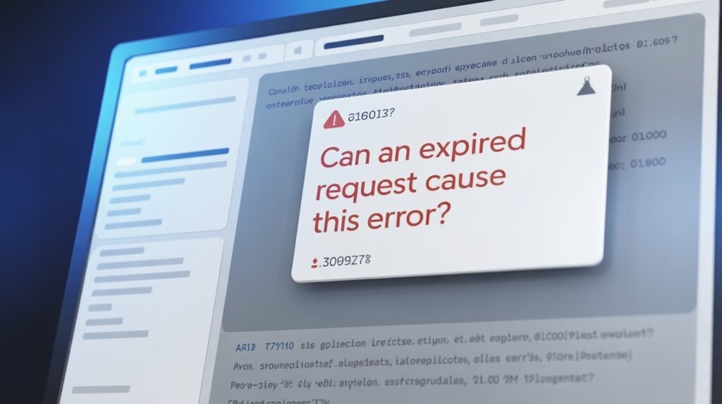 Can an Expired Request Cause 