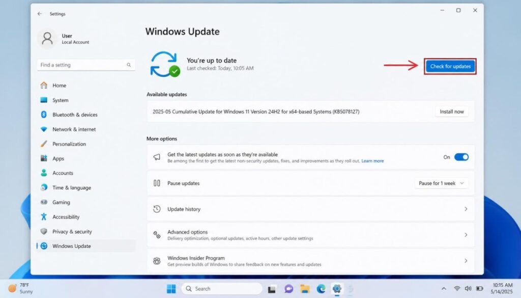 Fix 1 Install Microsoft's Official Emergency Patch (KB5078127)