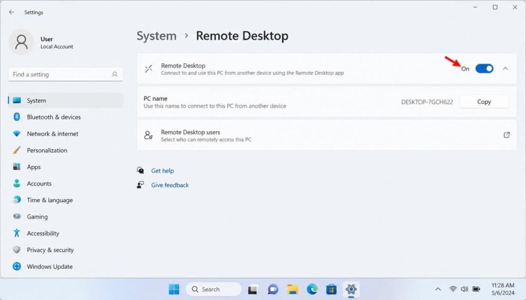 Solution 1 Enable Remote Desktop on the Host PC