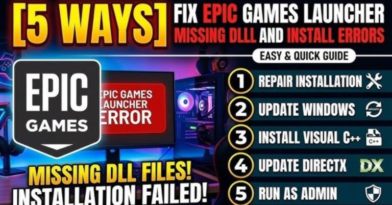 How to Fix Missing DLL Files on Windows: 5 Easy Ways