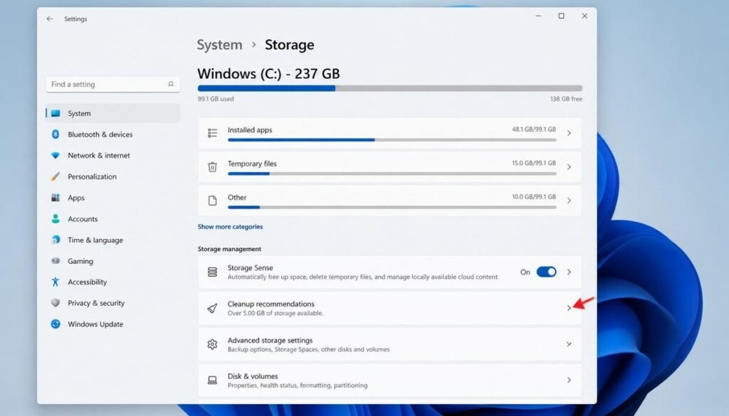 Fix 7 Free Up Disk Space