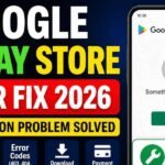 Google Play Store Error Fix