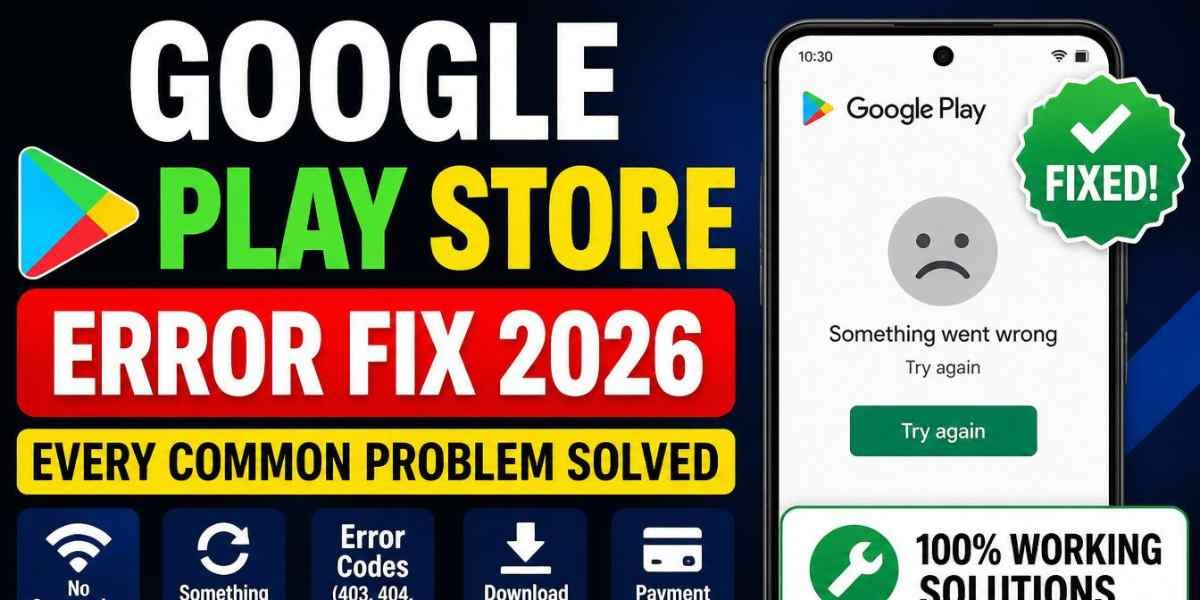 Google Play Store Error Fix