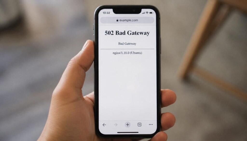 What Bad Gateway Error Actually Means on Mobile