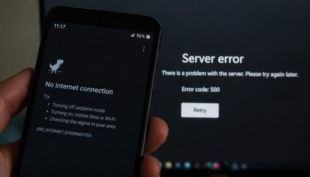 When the Problem Is the Server Not Your Phone