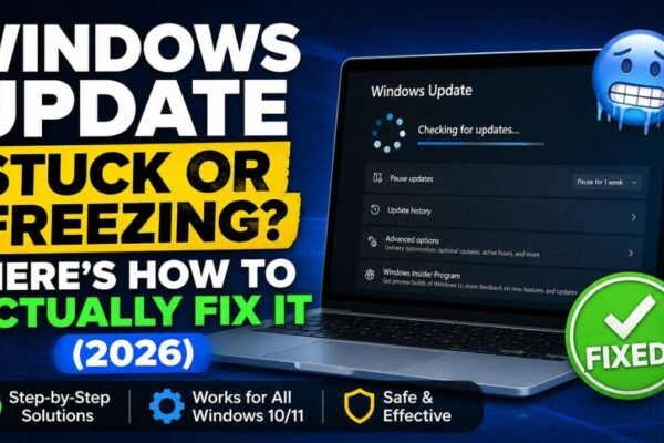 Windows Update Stuck or Freezing Here's How to Actually Fix It (2026)-Windows Update Stuck or Freezing