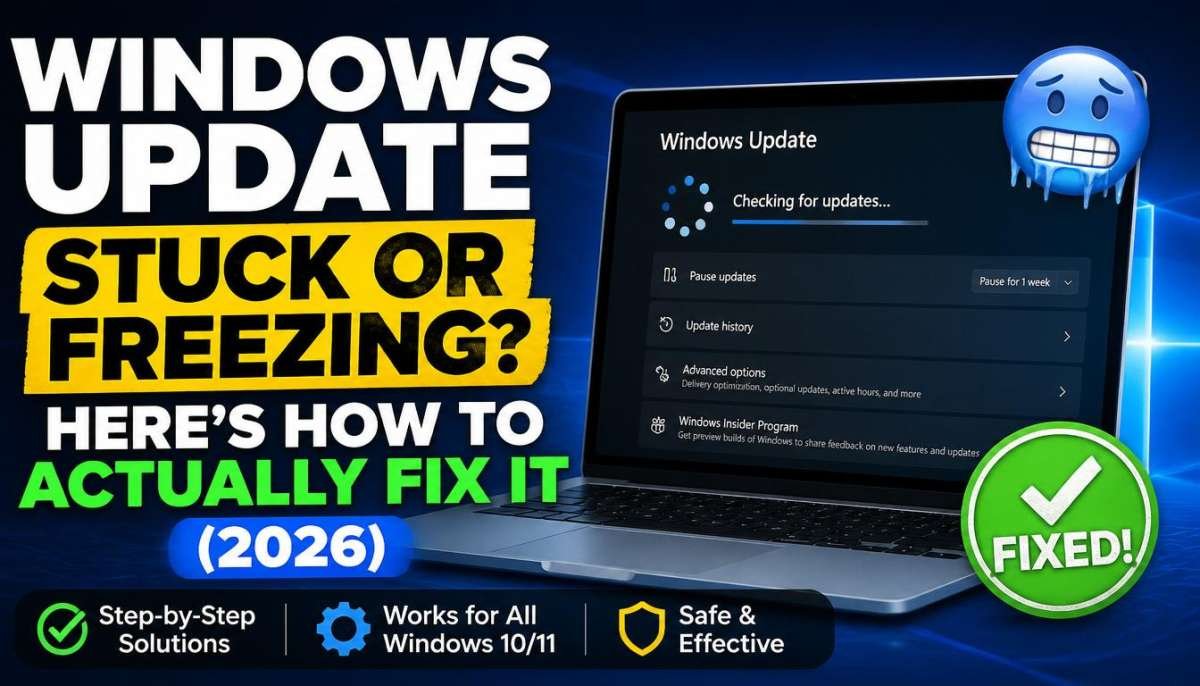 Windows Update Stuck or Freezing Here's How to Actually Fix It (2026)-Windows Update Stuck or Freezing